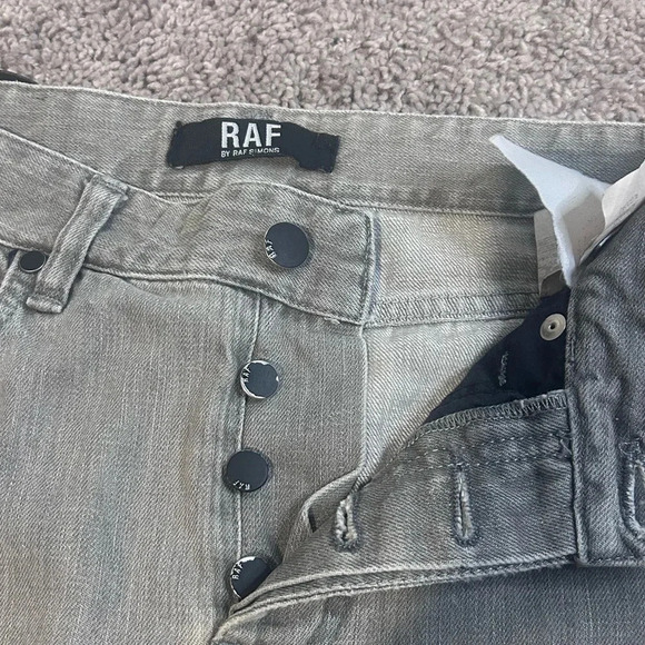 RAF SIMONS size 29 jeans button fly - Picture 2 of 6
